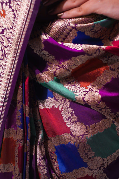 "Virasat 267" Banarasi Royal Rangkaat Silk Saree
