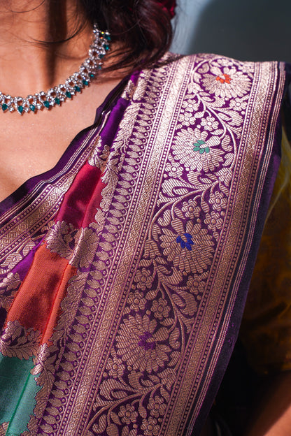 "Virasat 267" Banarasi Royal Rangkaat Silk Saree