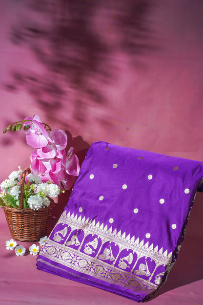 "Waah Banaras 095" Banarasi Elegance Satin Silk Saree