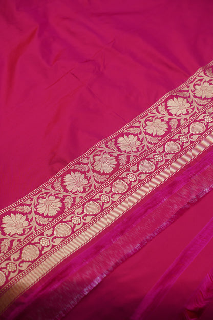 Red Pure Kadwa Banarasi Handloom Saree