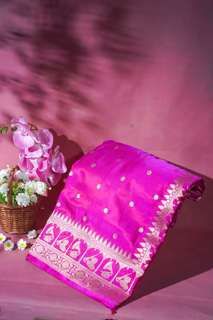 "Waah Banaras 095" Banarasi Elegance Satin Silk Saree