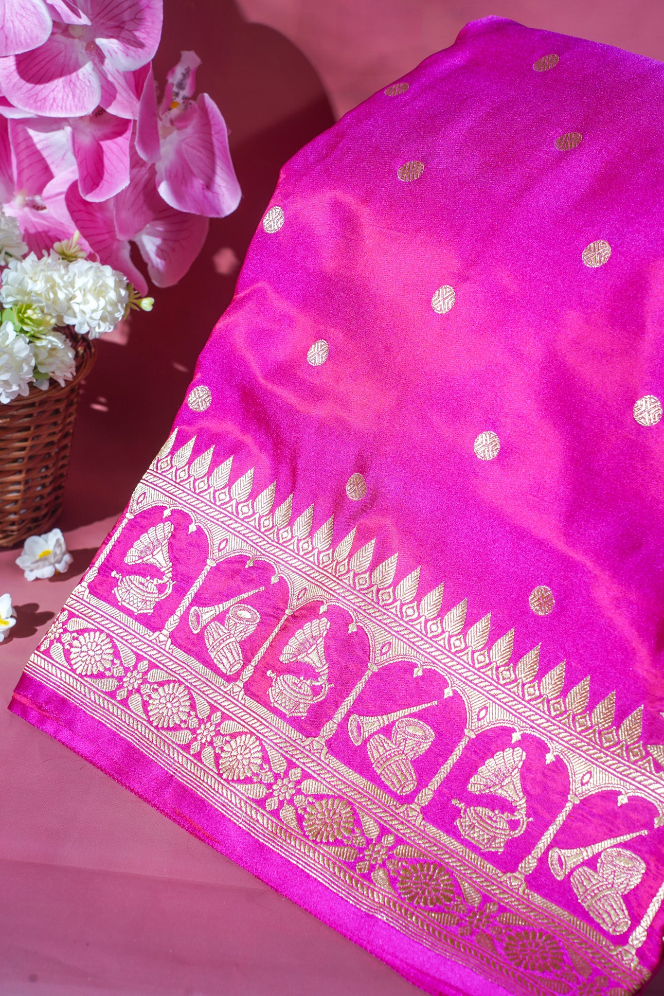 "Waah Banaras 095" Banarasi Elegance Satin Silk Saree