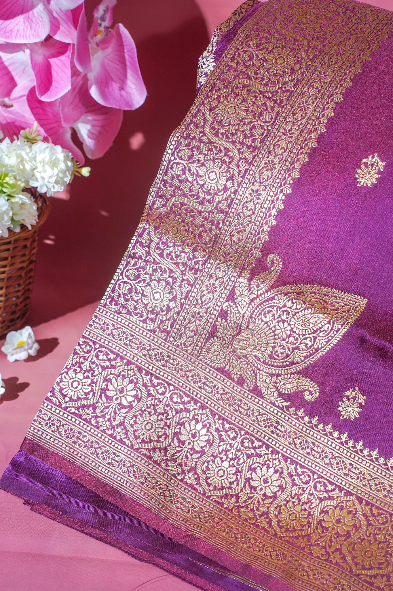 "Waah Banaras 091" Banarasi Elegance Satin Silk Saree