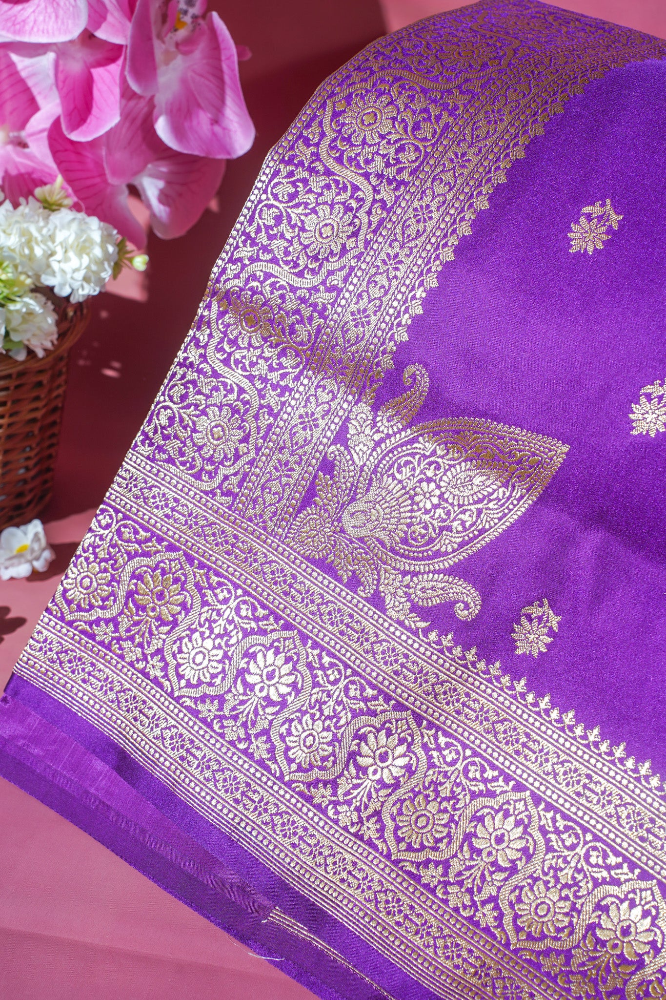 "Waah Banaras 091" Banarasi Elegance Satin Silk Saree