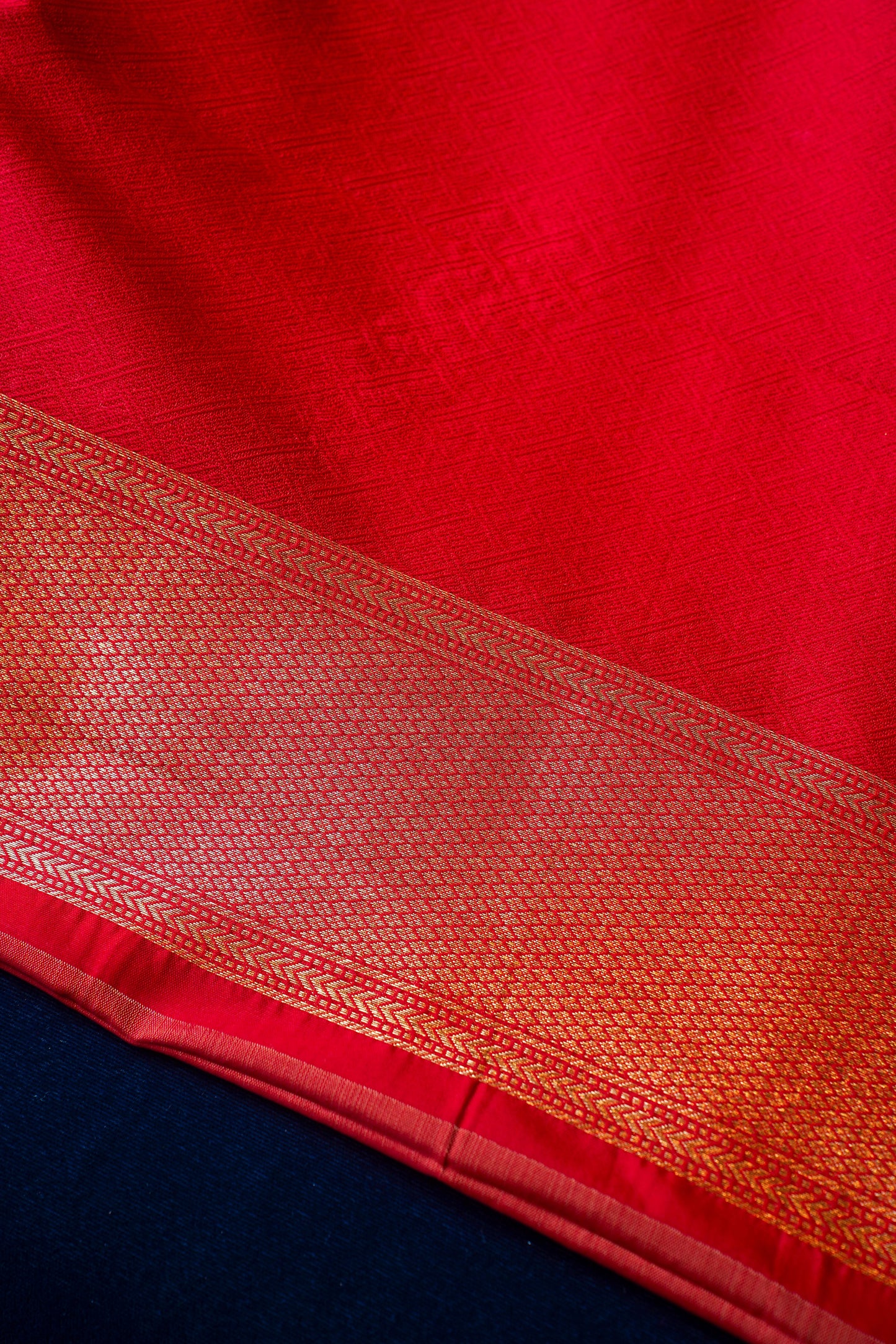 Golden Pure Banarasi Silk Handloom Saree