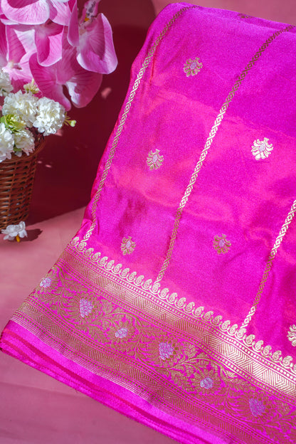 "Waah Banaras 092" Banarasi Elegance Satin Silk Saree