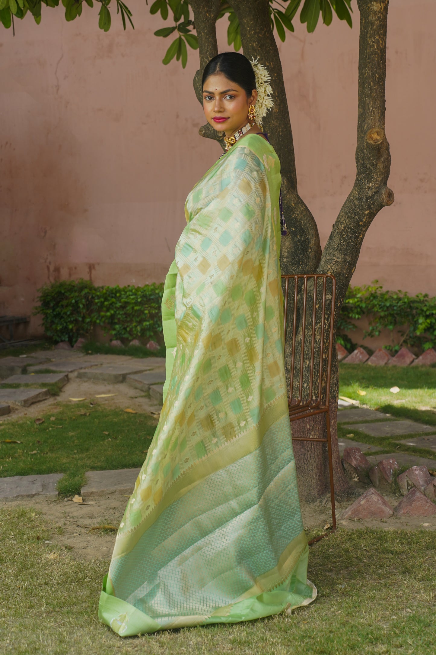 Rangkat Pure Katan Silk Banarasi Handloom Saree