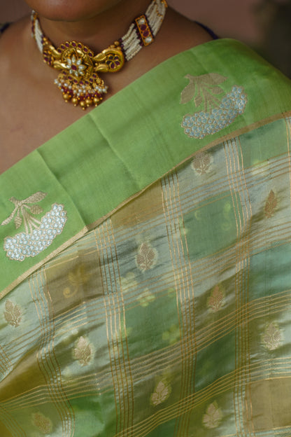 Rangkat Pure Katan Silk Banarasi Handloom Saree