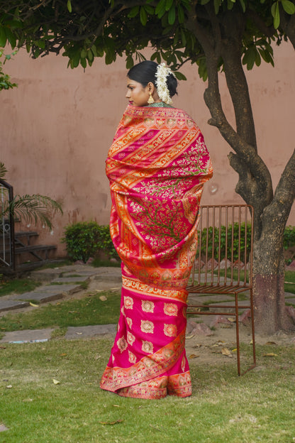 Rangkat Pure Banarasi Handwoven Saree