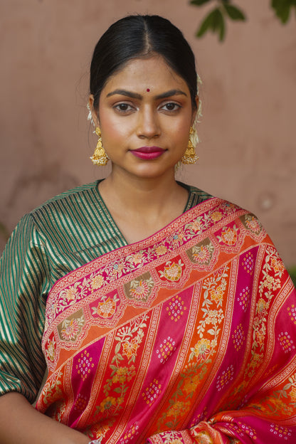 Rangkat Pure Banarasi Handwoven Saree