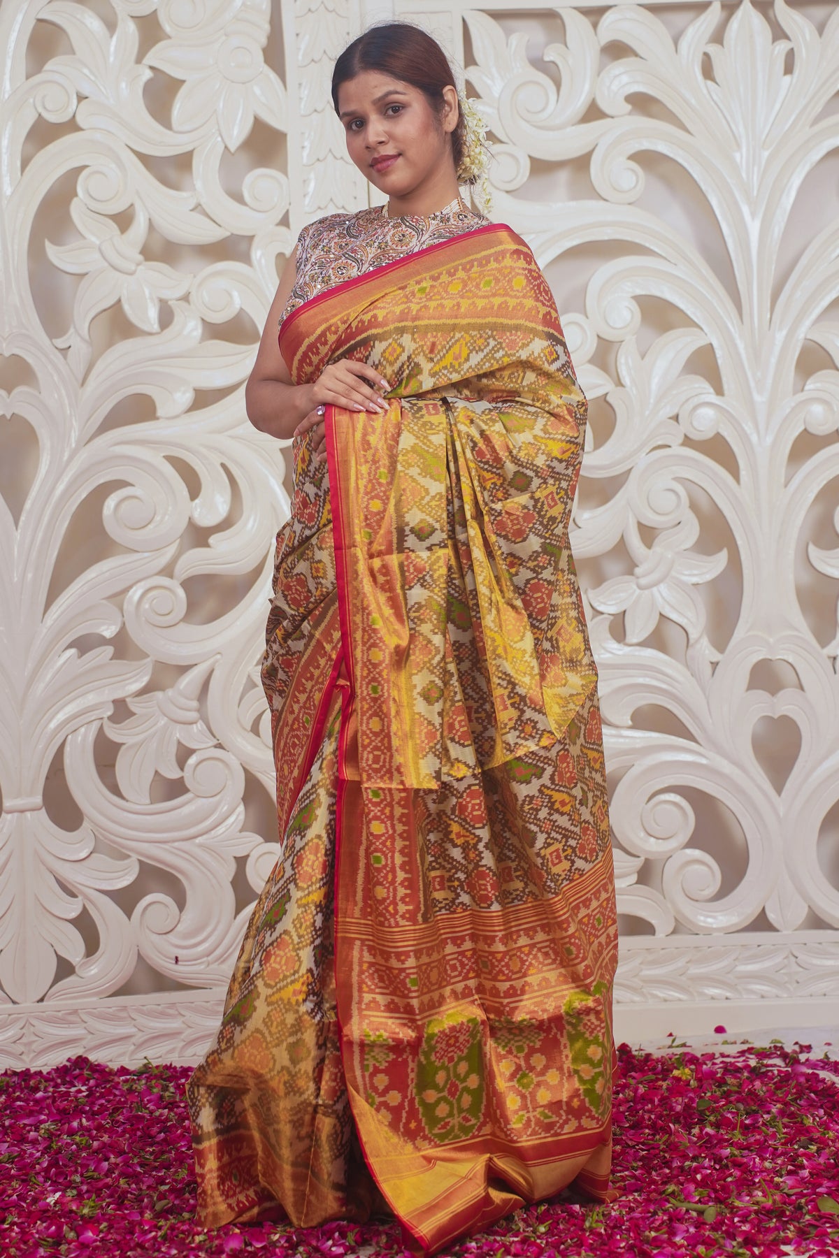 "VIRASAT 010" Pure Patola Silk Saree
