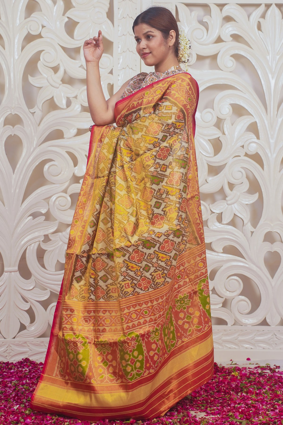 "VIRASAT 010" Pure Patola Silk Saree
