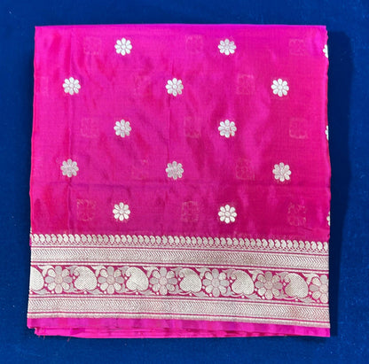 "Alia" Pure Banarasi Katan Silk Saree Woven with Authentic Zari