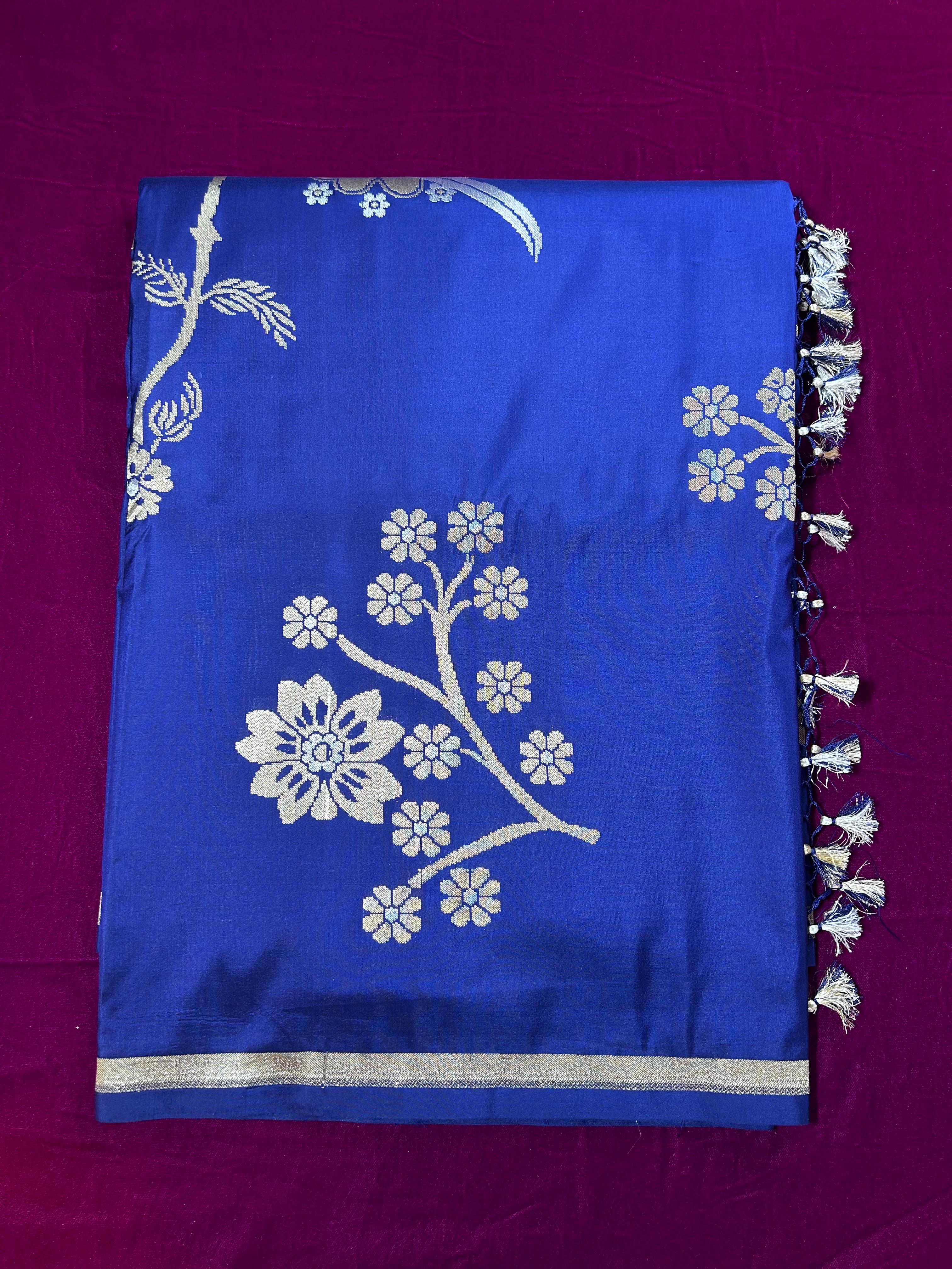 VIRASAT 316: Art Silk Saree Unique Dumpach &amp; Rupa Sona Design