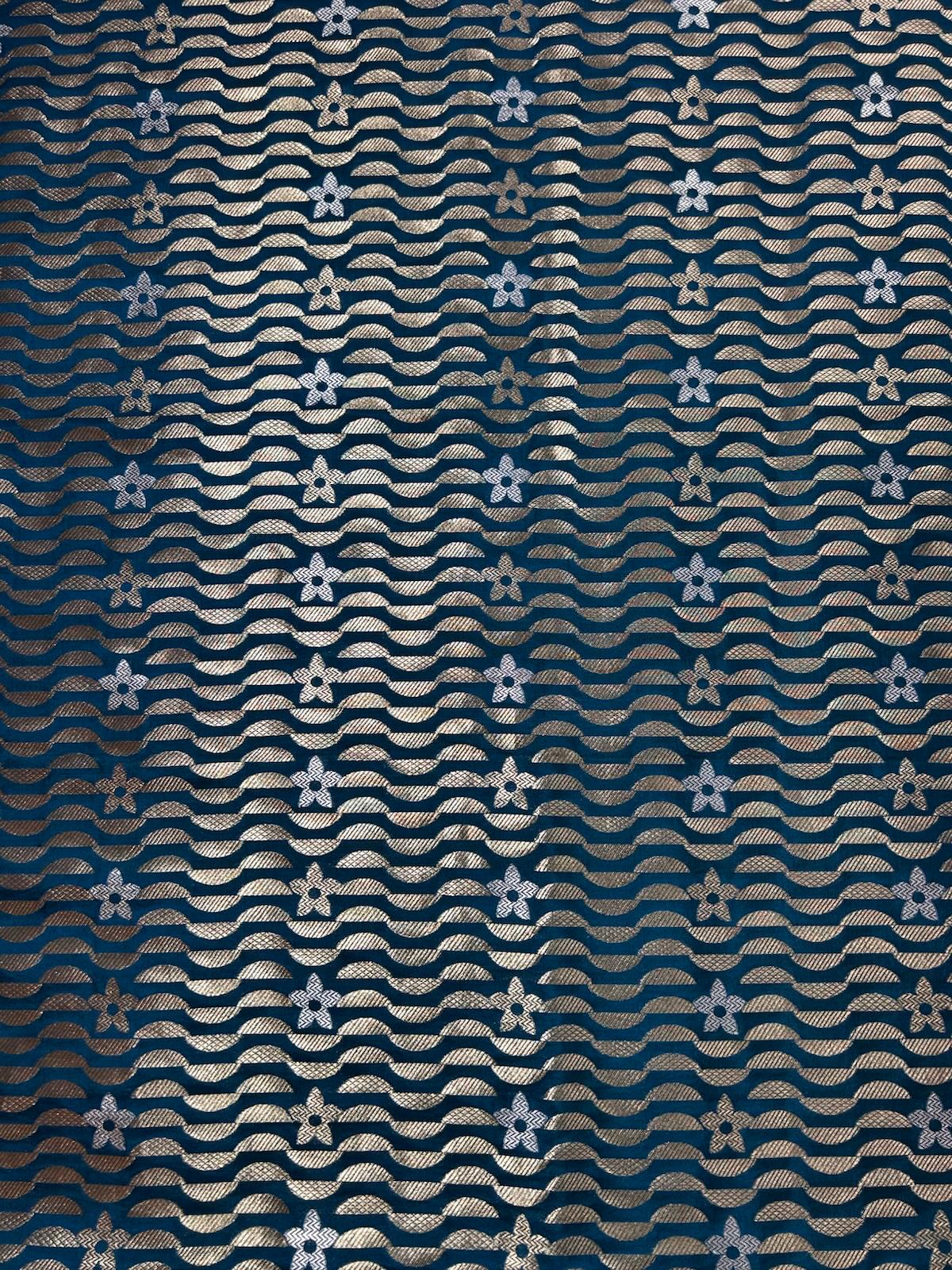 VIRASAT 320: Pure Silk Banarasi Saree with Zari