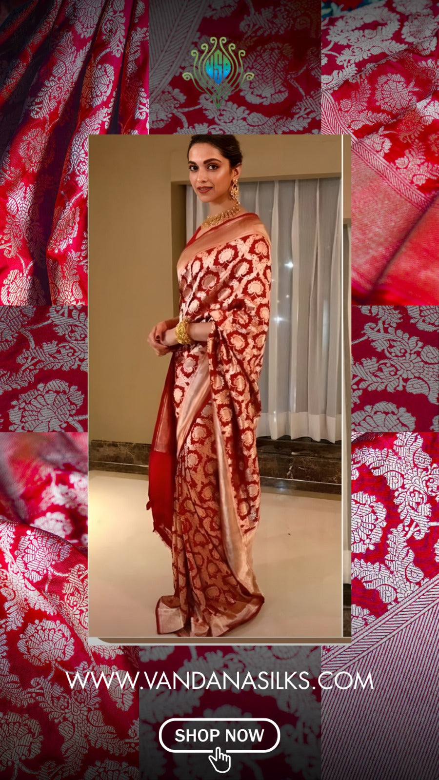 "Virasat 215" Banarasi Pure Silk Saree