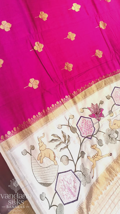 "Virasat 264" Banarasi Raw Mango Silk Saree