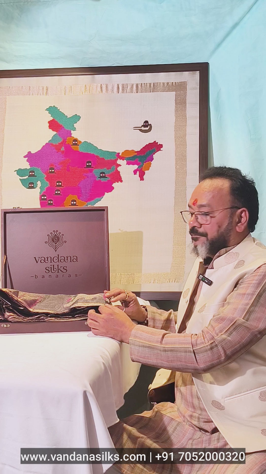 "Founder Choice 013" Banarasi Magenta Jamdani Sequence Pichwai Silk Saree