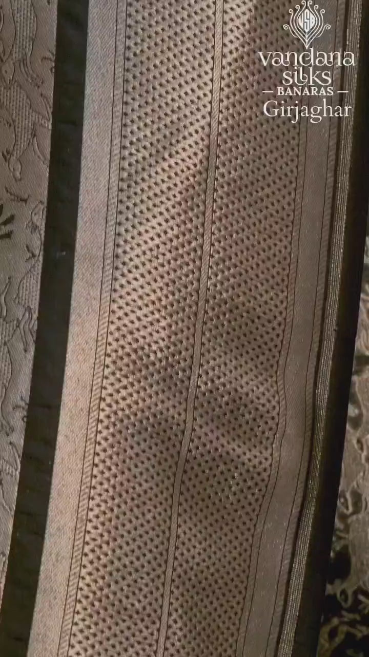 VIRASAT 163: Royal Bengal Tiger Design Saree for Power &amp; Grace