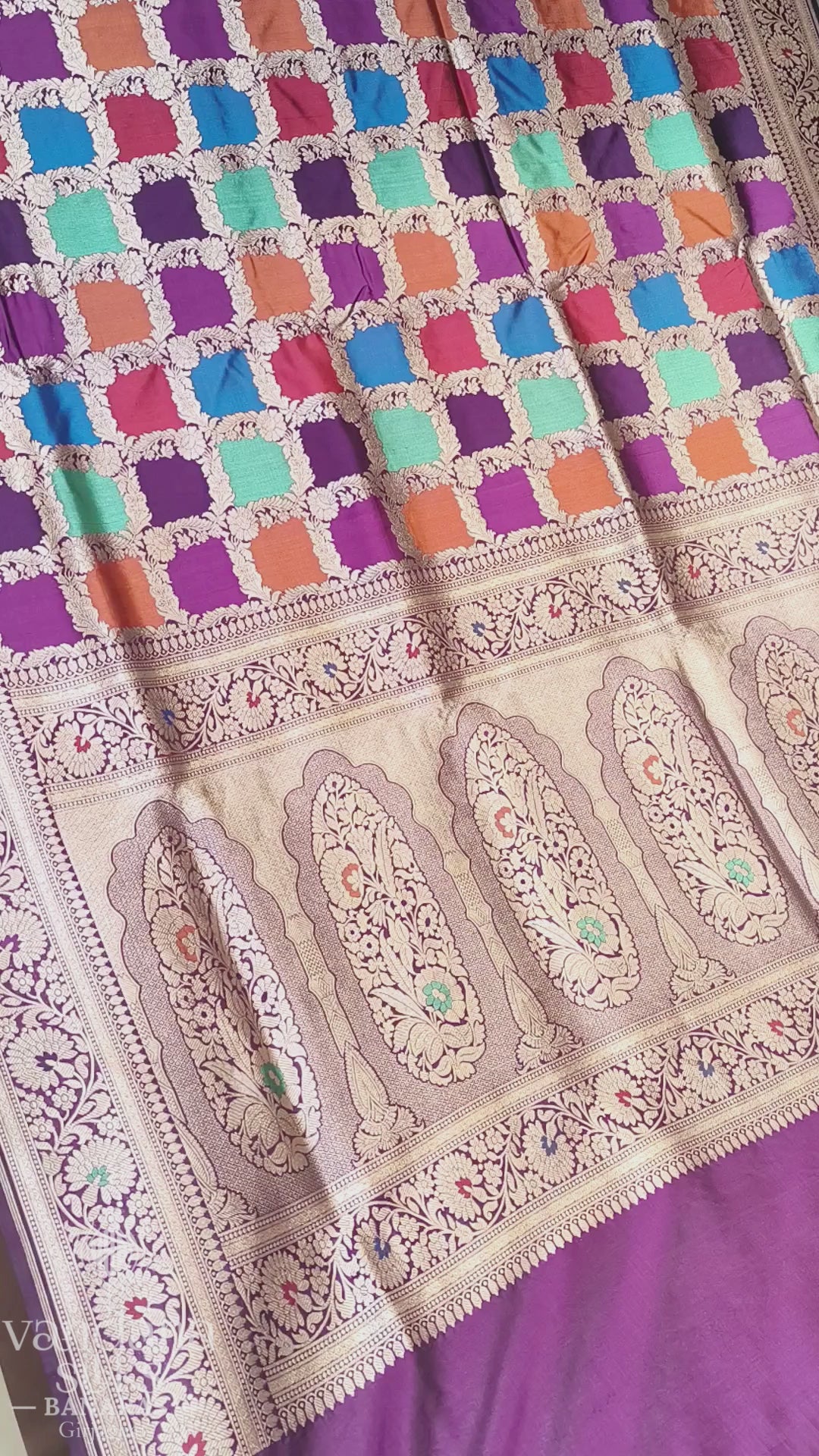 "VIRASAT 267" Banarasi Royal Rangkaat Silk Saree